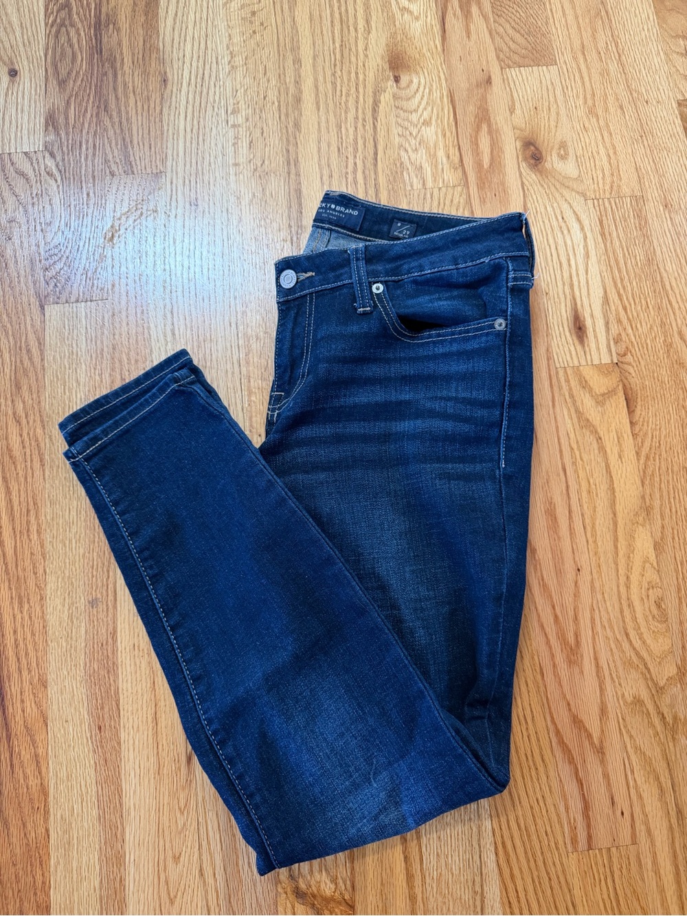 Lucky Brand Navy Blue Skinny Jeans